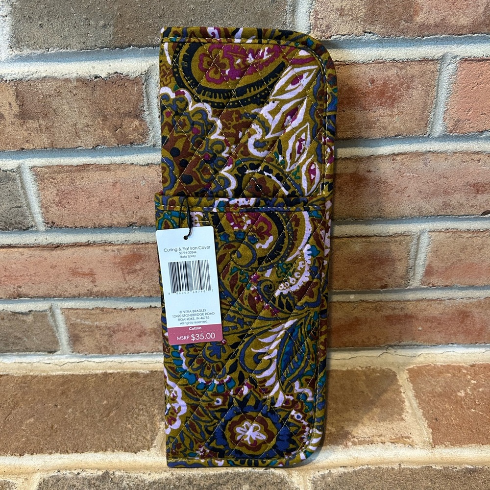 NWT Vera Bradley Curling & Flat Iron Cover - Buta Spray